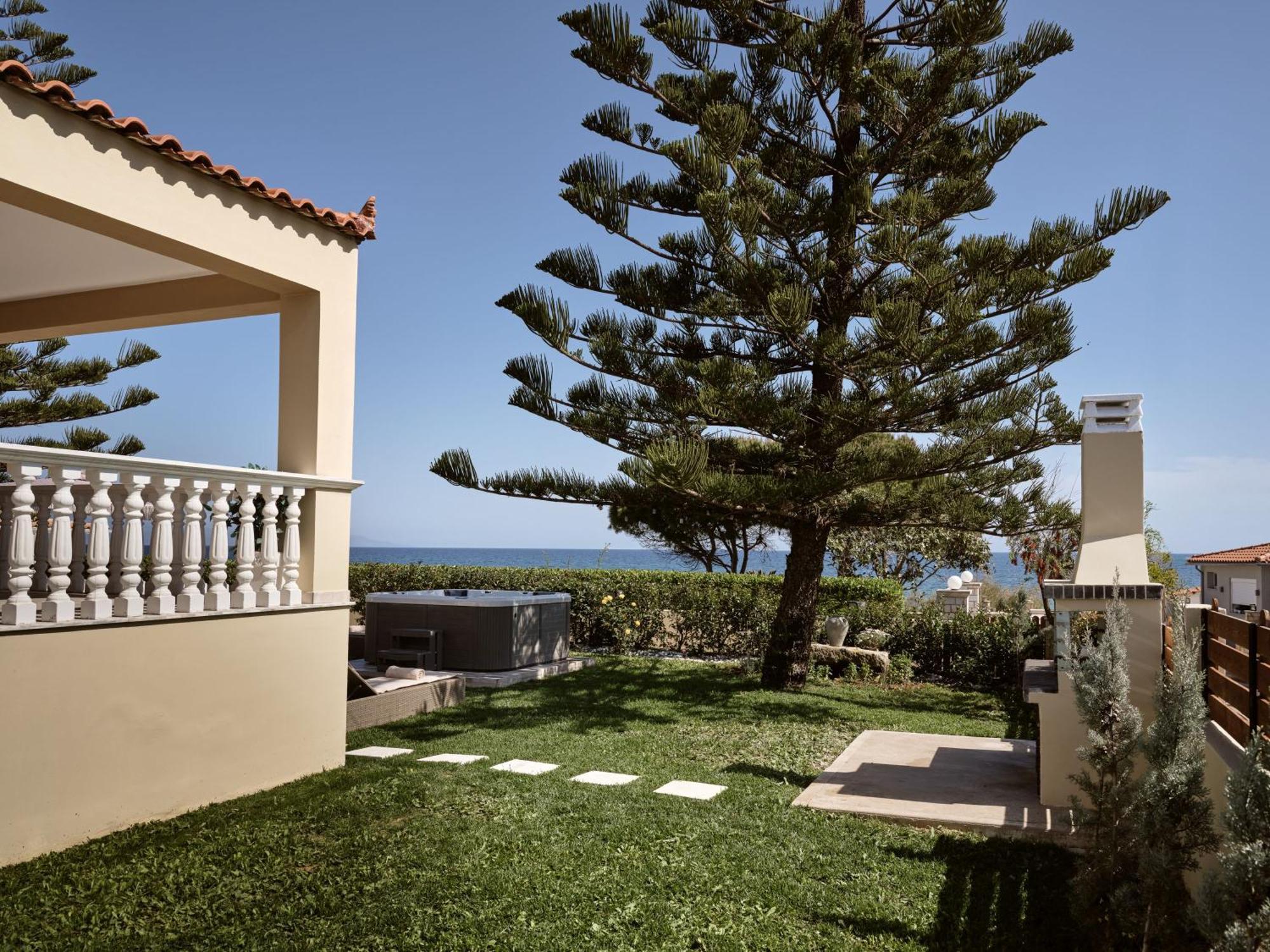 Sea Elegance Villa - On The Beach, By Zantewize Psarou  Exterior foto